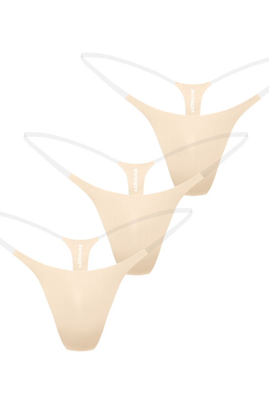 3 Pack Nude Invisible Underwear