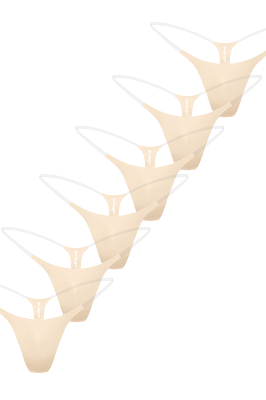 6 Pack Nude Invisible Underwear