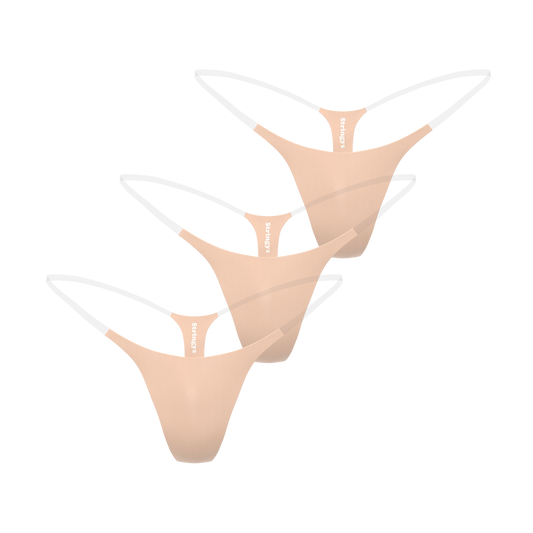 3 Pack Nude Invisible Underwear