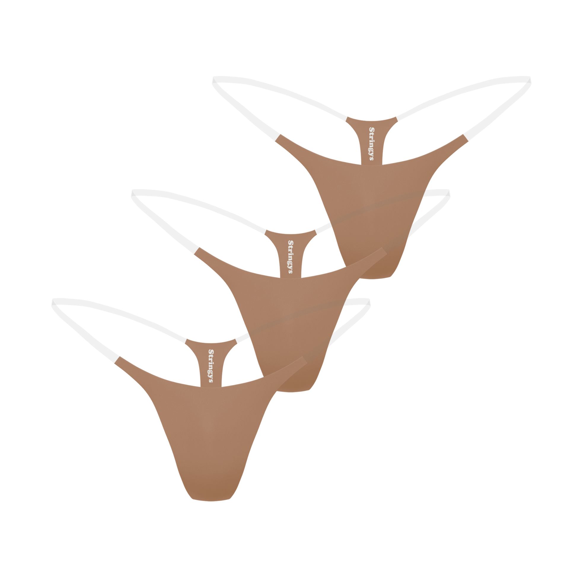 3 Pack Nude Invisible Underwear